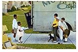 Norman Rockwell Moving In Art Print - 7 in x 10 in - Unmatted, Unframed