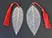 SOUALLHA Lucore Koi Fish Leaf Bookmarks -Made of Real Leaves - 2 Pcs Lucky Charm, Ornament, Hanging & Wall Decor, Art Decoration