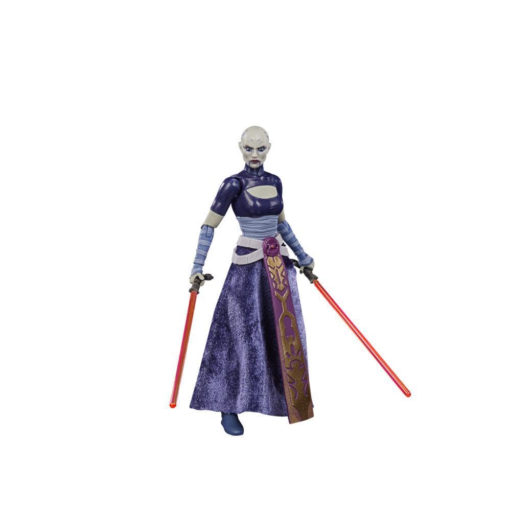 Star Wars The Black Series Asajj Ventress Toy 6-Inch Scale The Clone Wars Collectible Action Figure, Toys For Kids Ages 4 and Up