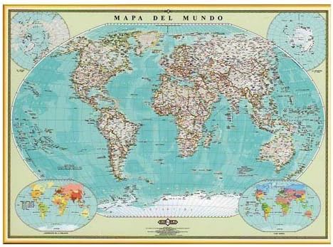 Mapa Del Mundo (Spanish Edition) (Spanish) Map – January 1, 2015