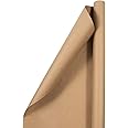 JAM Paper Gift Wrap - Kraft Wrapping Paper - 37.5 Sq Ft - Brown Kraft Paper - Roll Sold Individually