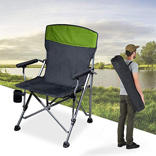 YIONGA CAIJINJIN Folding Camp Stuhl Angelstuhl Angelangelhocker tragbar Angelrute Draussen – Bild 5