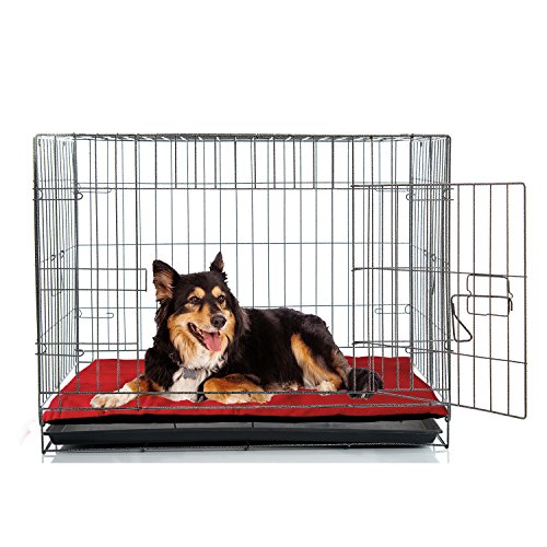 Downtown Pet Supply Comfort Pet Dog Crate Mat and Nap Pad, LargeTan