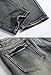 Men's Ripped Slim Fit Straight Denim Jeans Jogger Pants Vintage Style with Broken Holes Light Blue 01 W40