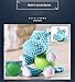 ONTWOPETS Dog Toy Plush Durable Small Dog Toys Low Stuffing Interactive Dog Plush Toys W/Squeaker Puppy Chew Toys Reduces Boredom (Small, Rhinoceros with Squeaker Body)