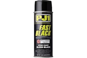 PJ1 16-GLS Gloss Black Epoxy Spray Paint (Aerosol), 12 oz
