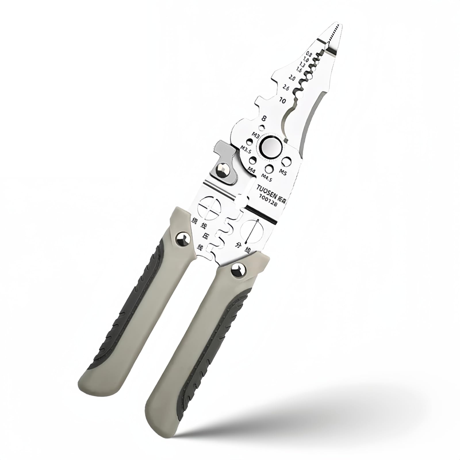 SQHY Multifunctional Wire Stripper Crimper Cable Cutter Pliers Wire Stripping Pliers Multipurpose Wire Stripper for Electricians Stripping and Cutting