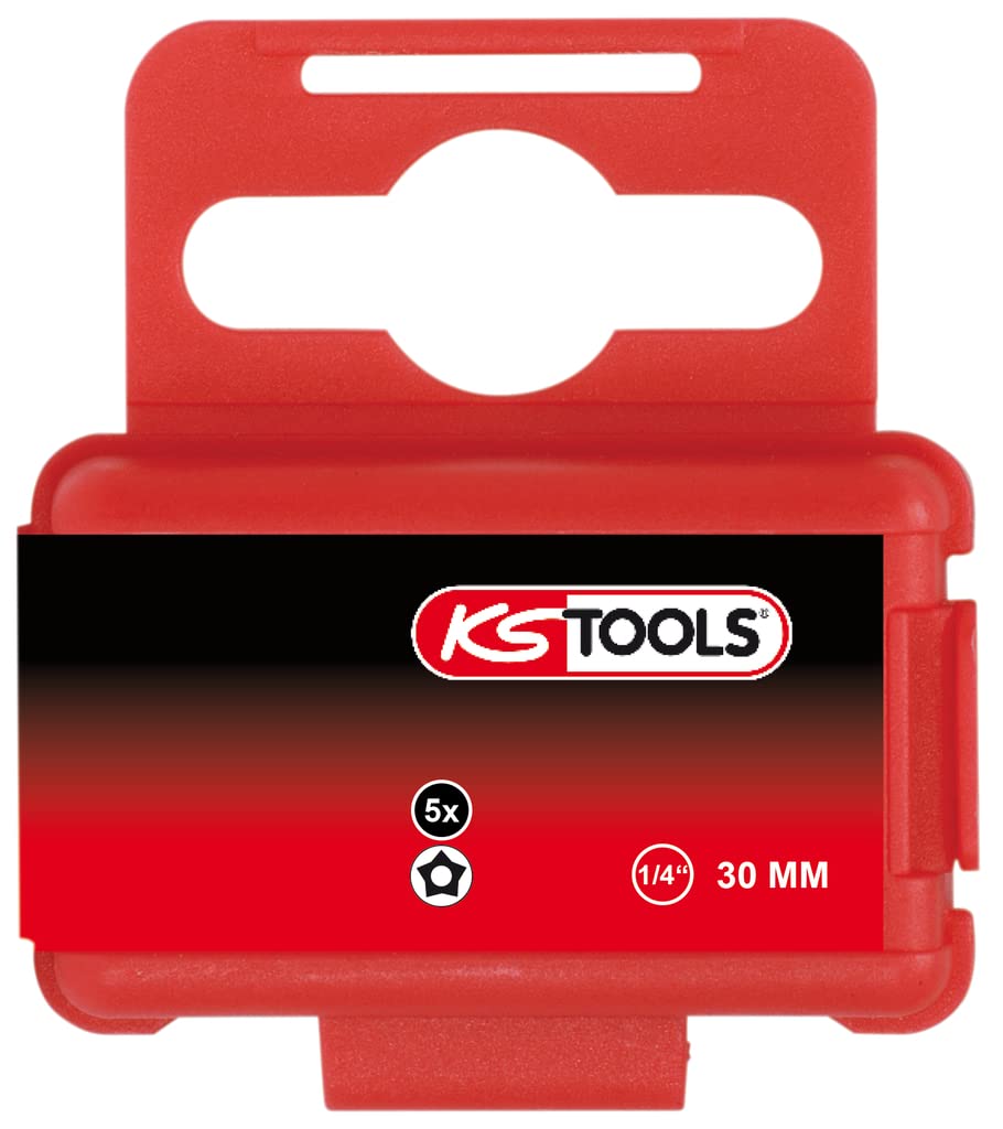 KS-Tools 911.3115 1/4" Bit 5stern m.Bohrung,TS27