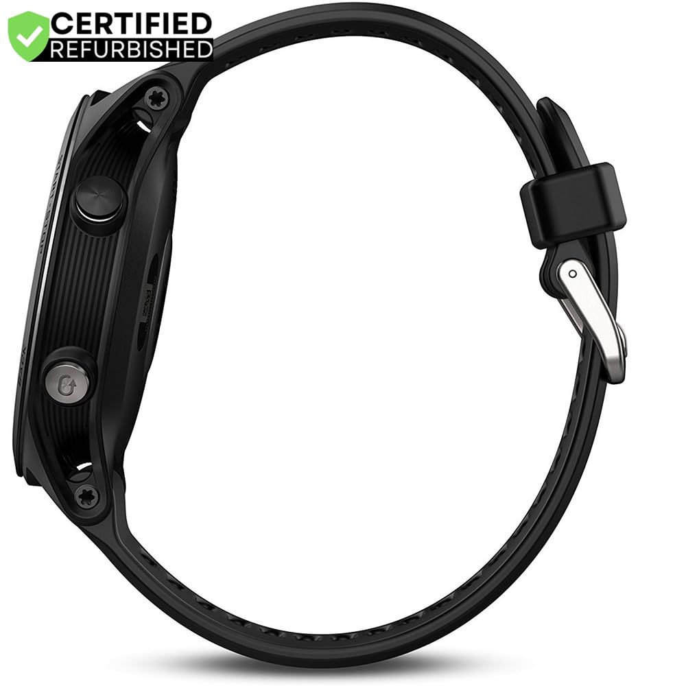 Garmin 010-N1746-00 Forerunner 935 GPS Watch, Multisport, Altimeter, Battery, Black (Renewed) Bundle with 2 YR CPS Enhanced Protection Pack