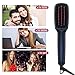 TEC.BEAN High-Tech Ionic Hair Straightener Brush for Straightening Hair and Adding Shine, Suitable for Different Hairstyles, Anti-Scald Technology Hair Straightening Brush with Auto-off Function