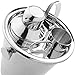 Chef's Star 6 Piece Stainless Steel Compact Bar Set - Includes - Ice Bucket Cocktail Shaker Set - Martini Shaker Set Bar Tool Stand Bottle Opener Double Jigger Ice Tong