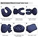 AMC 2 in 1 Convertible U Shaped Pillow/Stand for iPad/Tablet, Cobalt Blue