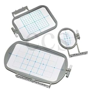 Amazon.com: 3 Hoops for Brother SE270D, PE-300S, HE-120