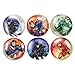 Justice League Bounce Balls - Assorted Designs, 6 Pcs