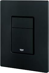 GROHE Even Flush Plate for Concealed GD2 Cisterns Phantom Black 156 x 197 mm view 6