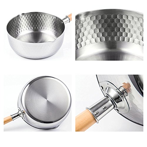 MyLifeUNIT Stainless Steel Yukihira Pan, Traditional Japanese Yukihira