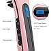 Hair straightener,PrettyQueen Professional Detangling Hair Brush Hair Styling Comb Digital Anti Static Anti-Scald Ceramic Heating Iron Pink Hair Massage Straightening Irons