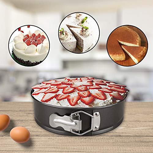 Pressure Cooker Accessory Set, Accessories 6 Qt Compatible with 6Qt Instant Pot, with Silicone Sealing Rings, Tempered Glass Lid, Steamer Basket, Non-Stick Springform Pan
