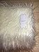 Dikoaina Mongolian Faux Fur Pillow Cover Cushion Case Natural Color