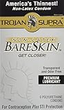 Trojan Supra Bareskin Lubricated Condoms 6 Ea (2 Pack)