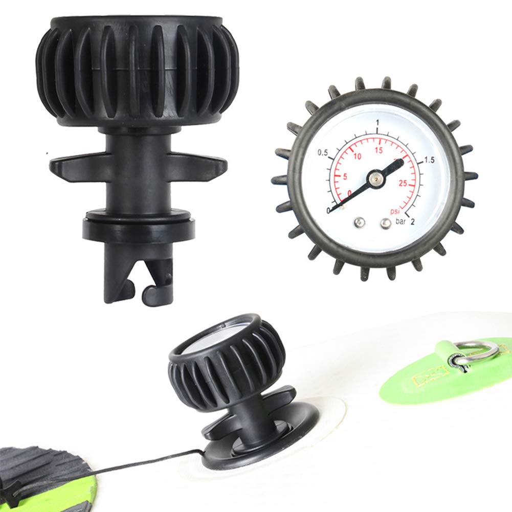 Yangxue Air Pressure Gauge Thermometer Connector for Inflatable Boat Kayak Raft inflatable boat, Rubber Boat, Support Plate Surfing, Suitable for Rafting, Water Skiing, Surfing.