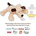 Plush Pacifier Holder with stuffed animal - Detachable Puppy Dog Toy for Baby!