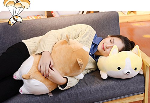 3 Cute+Funny+Corgi+Plush+Pillows