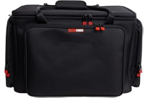 Gator Cases Extra Large (XL) Modular Mute Bag for Trombone Players Designed to Carry Six (6) Mutes and Accessories; (GBNO-MUT