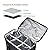 Kato 6 Bottle Wine Carrier - Insulated Wine Carrying Case Cooler Tote Bag Travel or Picnic, Perfect Wine Lover Gift, Black