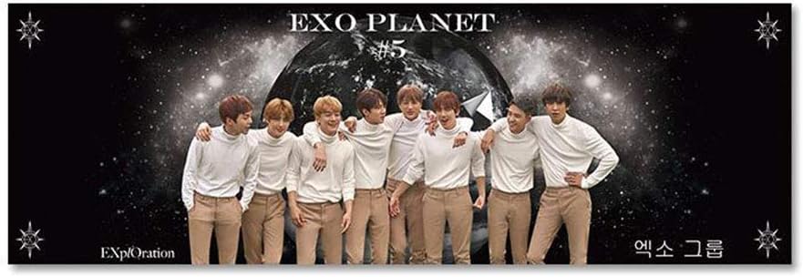 Amazon Com Hosston Kpop Support Banner Kpop Exo Cute Cartoon