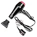 JINRI 1875W Negative Ionic Hair Dryer, Professional Salon Blow Dryer, Low Noise Fast Drying & Powerful AC Motor and Diffuser Comb for Men Women,3 Heat & 2 Speed Settings