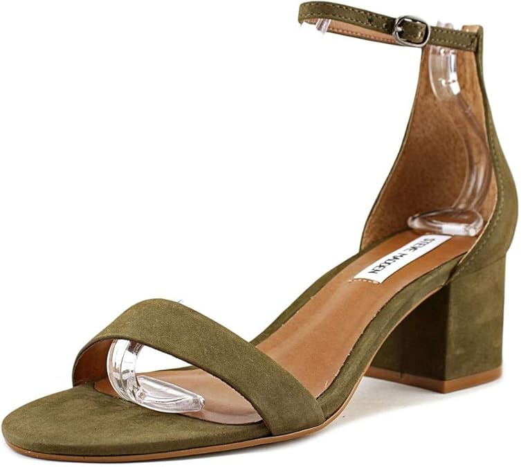 olive green suede sandals