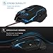SZMDLX Gaming Mouse Wired (4800 DPI) (Programmable) (Breathing Light) (Weight Tuning Set) Ergonomic Game USB Computer Mice Gamer Desktop Laptop PC Gaming Mouse with 7 Buttons, Blackthumb 1