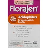 Florajen Acidophilus High Potency Probiotics | for Potent Probiotic Benefits and Supports Immune and Digestive Health | 20 Billion CFUs| 60 Capsules | Packaging May Vary