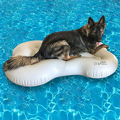 Midlee Dog Raft Pool Float Inflatable Bone Shape Pricepulse