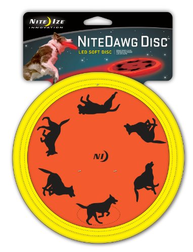 Nite Ize Nite Dawg Soft LED Disc Red LED - Red Dog Design