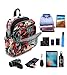 Nylon Small Backpack for Women Waterproof Mini Backpacks Light Outdoor Travel Mini Backpack Purse Cute Backpacks for Teen Girls Daypack for Women