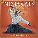 Ninja Cats 2019 Wall Calendar by 