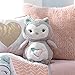 Lambs & Ivy Sweet Owl Dreams Gray/White Plush Stuffed Animal Toy - Sugar Cookie