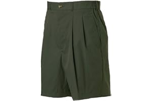Monterey Club Men's Pleated Expandable Waist Classic Golf Shorts #8622 - Mens Shorts - Golf Dry Swing