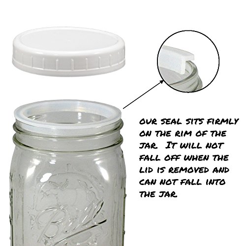 50 AMAZON MASON JAR PLASTIC LIDS