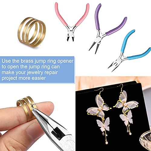 Svalor Jewelry Pliers 3 Pliers Jewelry Making Tools with Ring Opener for Jewelry Cutting