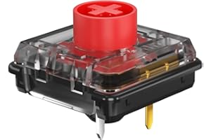 Kailh Low Profile Keyboard Switches Mechanical Keyboard Switch Choc V2 Low Profile Keystem DIY MX Switch Tactile Click Linear(70pcs, Red)