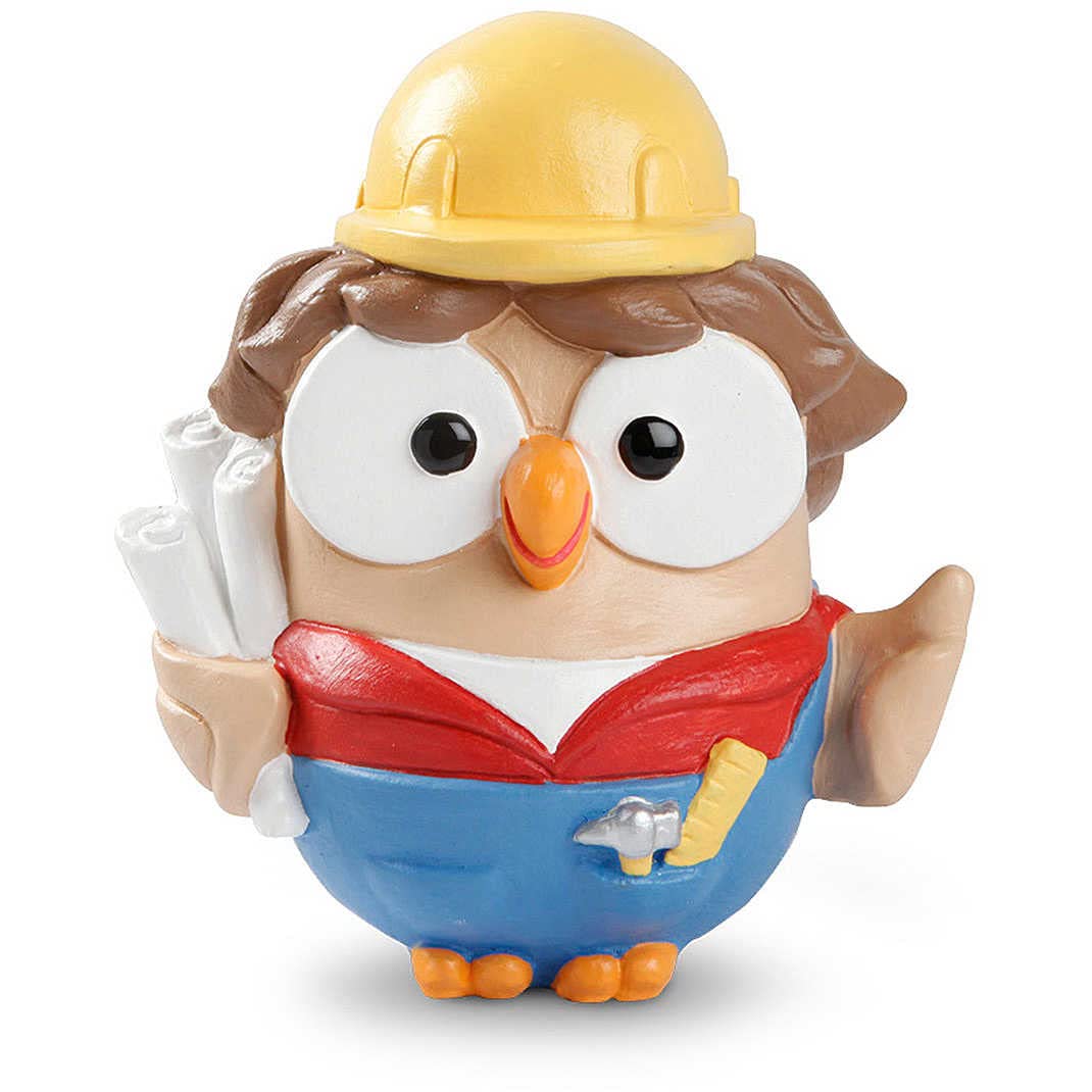 Egan ML18GU/2IG Figurine Engineer Goofi, Ceramic, Mutlicolor, 8 x 8 x 10 cm