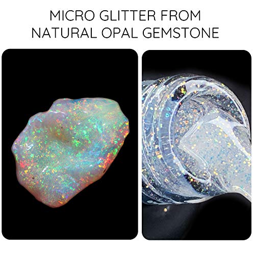 PRETTY PAL Opal Gel Polish LED UV Sparkle Glitter Color Nail Polish