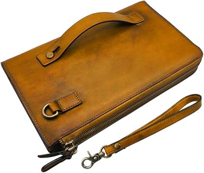 mens leather clutch