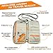 Travel Wallet & Passports Holder with RFID Blocking by AGILISK Offer Family Organizer for Credit & Business Cards, Document, Boarding Pass, and Accessories For Neck/Shoulder