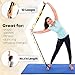 Stretching Strap Band with loops for Therapy, Fitness, Pilates Exercises, Yoga and Athletes, stretch strap - by clanno