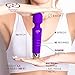 Wireless Wand - Waterproof Rechargeable for Body - Back Neck Sport Massage - Purple Travel Friendly - Multi Speed 8-10 Magic Vibrating Patterns - Personal Quiet