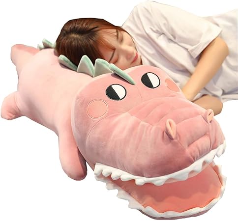 Amazon ぬいぐるみ ワニ 大きい 昼寝枕 萌え 可愛い 柔らか もふもふ 癒し系 子供へ 誕生日ギフト 記念日 おもしろ雑貨 贈り物 おもちゃ プレゼント ルーム飾り 抱き枕 クッション 90ｃｍ ぬいぐるみ おもちゃ